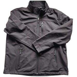 Swiss Tech Men’s Full Zip Black Warm Shell Lined Jacket XL (46–48) EUC